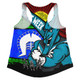Port Adelaide Women Racerback Singlet NAIDOC Week Pride Edition