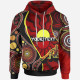 [Custom] Australia Hoodie - Australia Aboriginal Dots With Didgeridoo