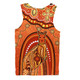 Indigenous Australian Aboriginal Men Singlet Kangaroo Dreaming Outback Spirit Edition