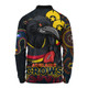 Adelaide Crows Long Sleeve Polo Shirt NAIDOC Spirit Of Country