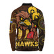 Hawthorn Long Sleeve Polo Shirt NAIDOC Spirit Of Country