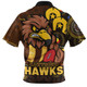 Hawthorn Zip Polo Shirt NAIDOC Spirit Of Country