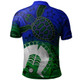 Indigenous Australian Aboriginal Polo Shirt Island Heart Turtle Path