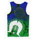 Indigenous Australian Aboriginal Men Singlet Island Heart Turtle Path