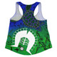 Indigenous Australian Aboriginal Women Racerback Singlet Island Heart Turtle Path