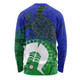 Indigenous Australian Aboriginal Long Sleeve T-shirt Island Heart Turtle Path