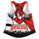 St. George Illawarra Dragons Women Racerback Singlet Fearless Soul Series