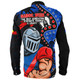 Newcastle Knights Long Sleeve Shirt NAIDOC Indigenous Warrior Spirit