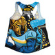 Gold Coast Titans Women Racerback Singlet NAIDOC Indigenous Warrior Spirit