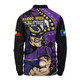 Melbourne Storm Long Sleeve Polo Shirt NAIDOC Indigenous Warrior Spirit