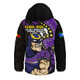 Melbourne Storm Hooded Padded Jacket NAIDOC Indigenous Warrior Spirit