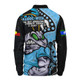 New South Wales Blues Long Sleeve Polo Shirt NAIDOC Indigenous Warrior Spirit