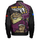 Queensland Maroons Bomber Jacket NAIDOC Indigenous Warrior Spirit