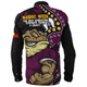 Queensland Maroons Long Sleeve Shirt NAIDOC Indigenous Warrior Spirit