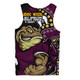 Queensland Maroons Men Singlet NAIDOC Indigenous Warrior Spirit