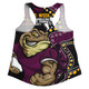 Queensland Maroons Women Racerback Singlet NAIDOC Indigenous Warrior Spirit