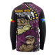 Queensland Maroons Long Sleeve T-shirt NAIDOC Indigenous Warrior Spirit
