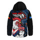 Sydney Roosters Hooded Padded Jacket NAIDOC Indigenous Warrior Spirit