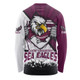 Manly Warringah Sea Eagles Long Sleeve T-shirt Fearless Soul Series
