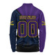 Melbourne Storm Long Sleeve Polo Shirt Fearless Soul Series