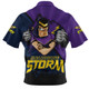 Melbourne Storm Zip Polo Shirt Fearless Soul Series