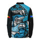 Cronulla-Sutherland Sharks Long Sleeve Polo Shirt NAIDOC Indigenous Warrior Spirit