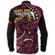 Brisbane Broncos Long Sleeve Shirt NAIDOC Indigenous Warrior Spirit