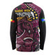 Brisbane Broncos Long Sleeve T-shirt NAIDOC Indigenous Warrior Spirit