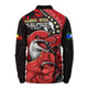Redcliffe Dolphins Long Sleeve Polo Shirt NAIDOC Indigenous Warrior Spirit