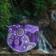 Indigenous Australian Aboriginal Beach Blanket Aboriginal Dot Art Painting Unity Concept