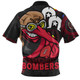 Essendon Zip Polo Shirt NAIDOC Spirit Of Country