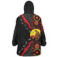 Indigenous Australian Aboriginal Snug Hoodie Didgeridoo Sunset Dreaming