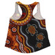 Indigenous Australian Aboriginal Women Racerback Singlet Hand Of The Land Heart Of The Sea