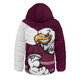 Manly Warringah Sea Eagles Hooded Padded Jacket Defend The Pride