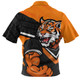 Wests Tigers Zip Polo Shirt Defend The Pride