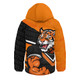 Wests Tigers Hooded Padded Jacket Defend The Pride