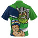 Canberra Raiders Zip Polo Shirt Defend The Pride