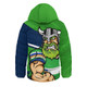 Canberra Raiders Hooded Padded Jacket Defend The Pride
