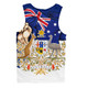 Australia Men Singlet Australia Power Pride And Heritage Crest