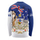 Australia Long Sleeve T-shirt Australia Power Pride And Heritage Crest