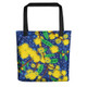 Indigenous Australian Aboriginal Tote Bag Golden Wattle Dreaming
