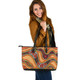 Indigenous Australian Aboriginal Leather Tote Bag Path Of Spirits