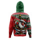 Australia Hoodie Santa Dabs Down Under Xmas In July Edition