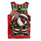 Australia Men Singlet Santa Dabs Down Under Xmas In July Edition