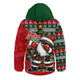 Australia Hooded Padded Jacket Santa Dabs Down Under Xmas In July Edition