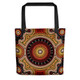 Indigenous Australian Aboriginal Tote Bag Aboriginal Circle Dreaming Radiates Ancestral Power