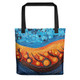 Indigenous Australian Aboriginal Tote Bag Aboriginal Culture Indigenous River Dot Painting Art Inspired