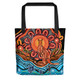 Indigenous Australian Aboriginal Tote Bag Aboriginal Inspired Kangaroo Dreaming Dot Painting Pattern