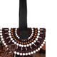 Indigenous Australian Aboriginal Tote Bag Aboriginal Inspired Lizard With Dot Painting Pattern