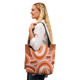 Indigenous Australian Aboriginal Tote Bag Outback Harmony Rings In Sandstone Connection